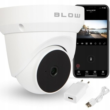 Kamera BLOW WiFi H-403 3MP obrotowa interkom IP66