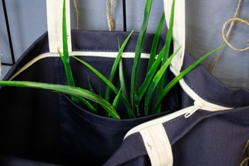 Прочная, ВМЕСТИТЕЛЬНАЯ хлопковая сумка ПОКУПКА с СЕТКОЙ.