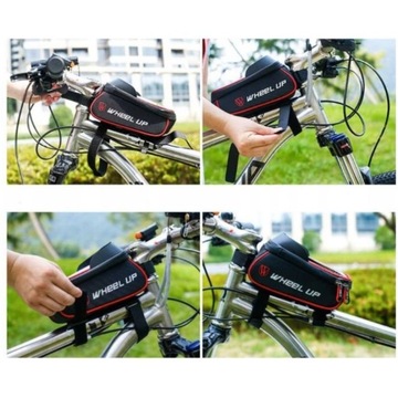 Sakwa rowerowa na ramę Wheel Up z etui na telefon
