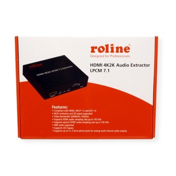 ROLINE Audio HDMI экстрактор 4K LPCM 7.1