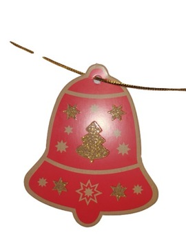 Рождественский кулон-гирлянда Дед Мороз 18 элементов