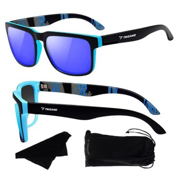 OKULARY PRZECIWSŁOCZNE MĘSKIE Z POLARYZACJĄ UV + ETUI + ŚCIERECZKA GRATIS