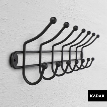 НАСТЕННАЯ ВЕШАЛКА ДЛЯ ОДЕЖДЫ С 7 КРЮЧКАМИ