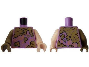 Lego Nowy Tors Medium Lavender Tank Top brud plamy Błoto 973pb4743c01