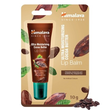 Himalaya Ultra Nawilżajacy Balsam do Ust z Masłem Kakaowym, Tubka 10 g