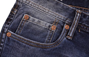 JACK AND JONES spodnie BLUE jeans TIM _ W33 L32