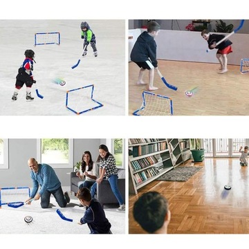 НАБОР AIR POWER FOOTBALL 3IN1 ХОККЕЙНАЯ ИГРА ДЛЯ ДЕТЕЙ С ШАРОМ 2 СВЕТОДИОДНЫХ ВОРОТ