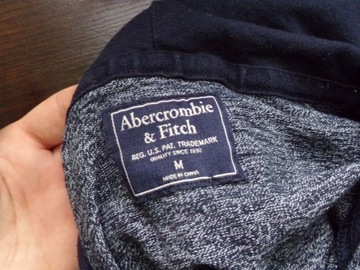 ABERCROMBIE&FITCH CIENKI SWETER Z KAPTUREM