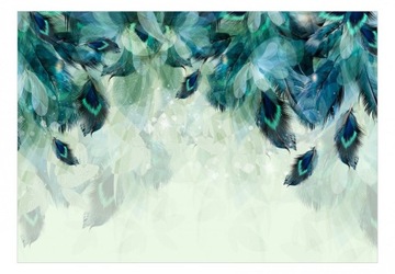 Fototapeta - Szmaragdowe pióra - 400X280