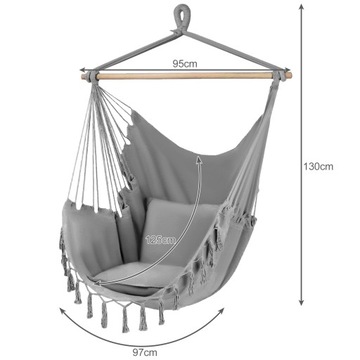 Подвесное кресло Бразильское кресло Hammock Swing XL Кресла-качалки с подушками