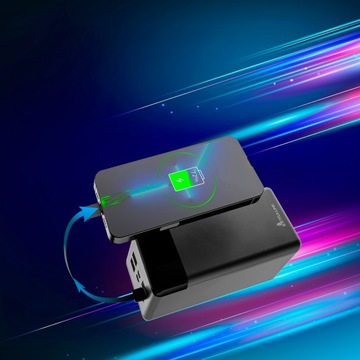 Power Bank 30000 мАч Быстрая зарядка 22,5 Вт + КАБЕЛИ