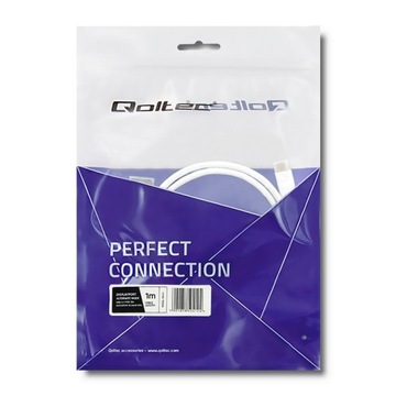 Qoltec DisplayPort Alternate mode | USB 3.1 typ C męski | Displayport męski