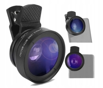 МАКРО ШИРОКОУГОЛЬНЫЙ ОБЪЕКТИВ 2 в 1 ДЛЯ ВАШЕГО ТЕЛЕФОНА