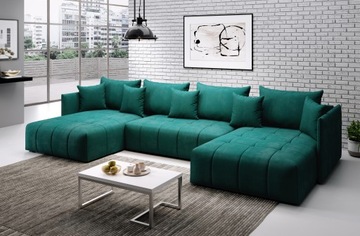 ASPEN U NAROŻNIK SOFA ROGÓWKA DUŻY FUNKCJA SPANIA