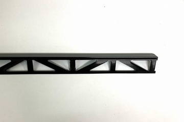 Listwa narożna krawędziowa czarny połysk L10mm 250