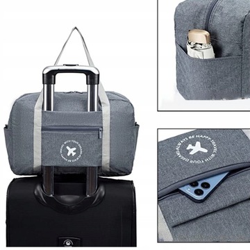 СУМКА ДЛЯ САМОЛЕТА RYANAIR 40x20x25см СЕРАЯ