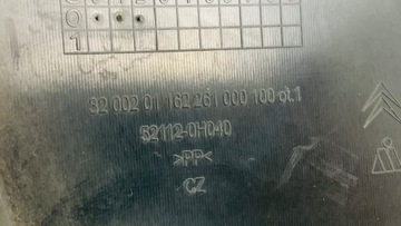 CITROEN C1 II 14- LIŠTA CLONA (KRYT) MŘÍŽKA PŘEDNÍ