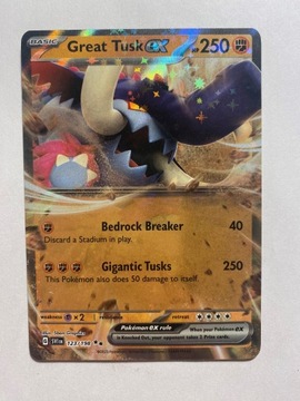 Scarlet & Violet Ultra Rare 123/198 Great Tusk ex