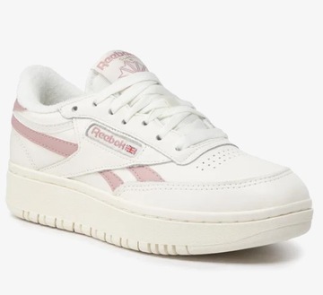 REEBOK CLUB C DOUBLE DAMSKIE BUTY SPORTOWE ZE SKÓRĄ 39 3L5G7*