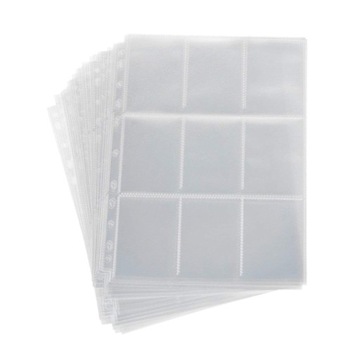 90 Pocket Binder Card Pages Albums na karty do gry