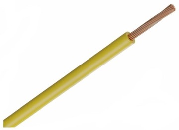 Kabel Przewód FLRY-B 0,5mm2 1x0,50mm żółty 5mb