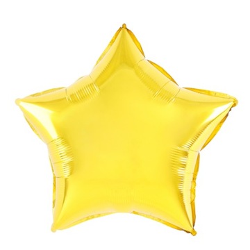 Balon foliowy gwiazda złota 18