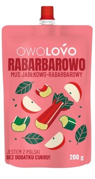 OWOLOVO MUS OWOCOWY RABARBAROWO