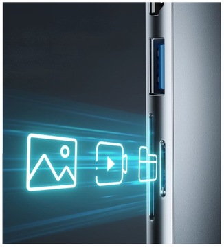 АДАПТЕР-концентратор 8-в-1 USB-C DisplayPort Порт дисплея 8K 4K 144 Гц 2xUSB LAN RJ45