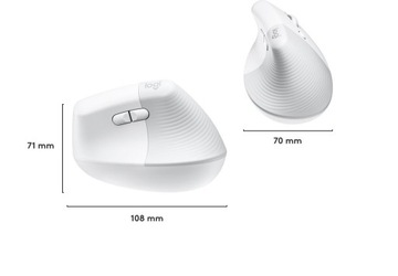 Logitech Mysz LIFT, 4000DPI, bluetooth, optyczna,