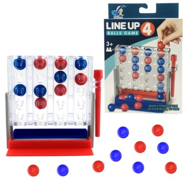 GRA LOGICZNA 4 W LINII W RZĘDZIE KULKI LINE UP 4