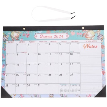 KALENDARZ ŚCIENNY 2024 WISZĄCY 2023-2024 BIZNES