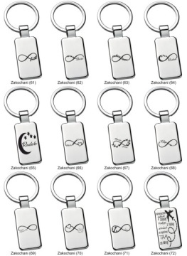 Элегантный брелок для ключей с персонализацией 03