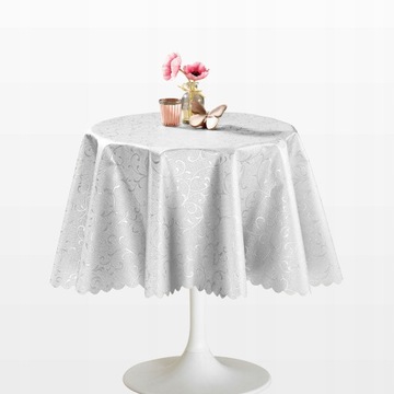 CERATA NA STÓŁ BIAŁA OBRUS ELEGANT 140x200
