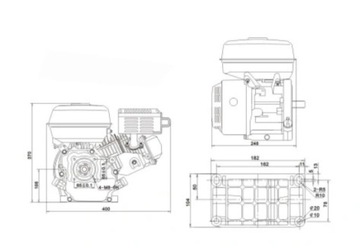 Двигатель внутреннего сгорания Weima WM170F-S 7 л.с., вал 20 мм