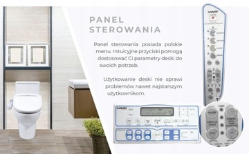 Электронное сиденье для унитаза с функцией биде HQ