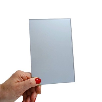Próbka szkła lustro Mirastar 4 mm półprzepuszczalne weneckie fenickie