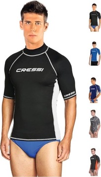 Koszulka Pływacka Cressi Rash Guard Man Czarny XL/5