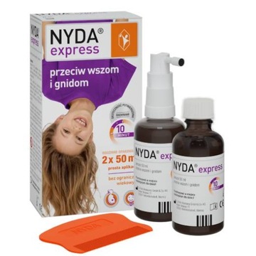 Nyda express przeciw wszom i gnidom 2x50ml
