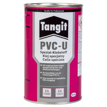 TANGIT KLEJ SPECJALNY DO INSTALACJI RUR PVC-U WODOODPORNY 1KG
