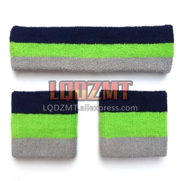 Cotton Embroidery Wrist Sweatband Tennis Wrestling Sports Wristband