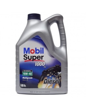 Mobil Super 1000 X1 Diesel 15W40 olej silnikowy 5 L
