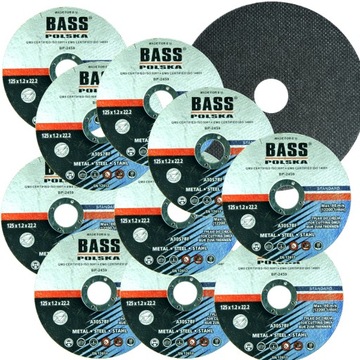 BASS POLSKA TARCZA DO METALU 125x1,2x22,2mm 10szt.