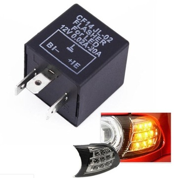 3 Pin CF14 JL-02 samochód elektroniczny przekaźnik