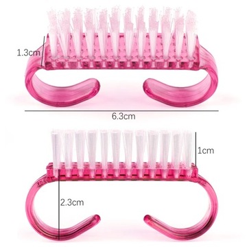 10x маленькая маникюрная щетка для ногтей, набор для чистки пыли и пыли