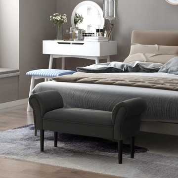 Скамья МДФ, черная