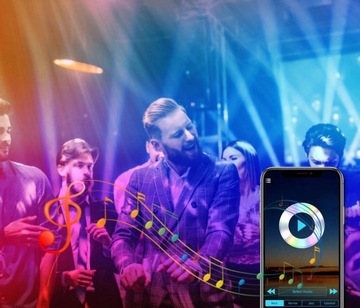 20M RGB СВЕТОДИОДНАЯ ЛЕНТА ПРИЛОЖЕНИЕ BLUETOOTH МУЗЫКАЛЬНЫЙ ПУЛЬТ ДУ