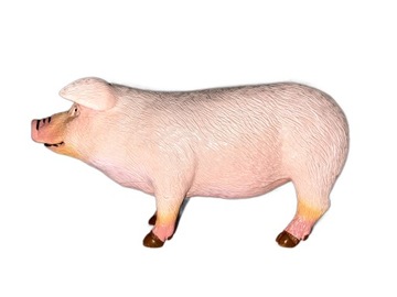 DUŻA ŚWINKA PROSIACZEK ŚWINIA PROSIAK GUMOWA 28cm