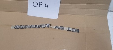 EMBLEMAT ZNACZEK NAPIS CHROM VOLKSWAGEN TOUAREG V6 TDI