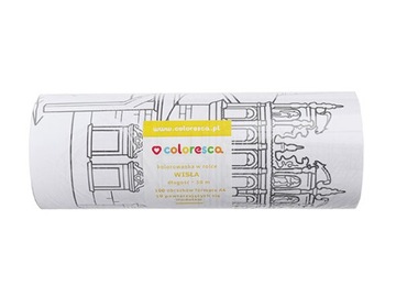 Kolorowanka w rolce Wisła 30m 3+ COLORESCA