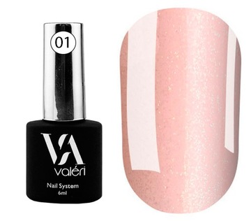 Valeri French base 1, 6 ml (Złote drobinki)